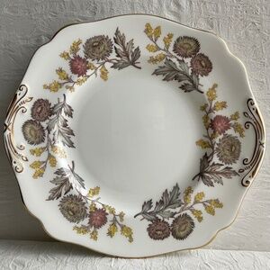 Wedgwood Bone China Lichfield Pattern Square Cake Serving Plate Vintage 1960…